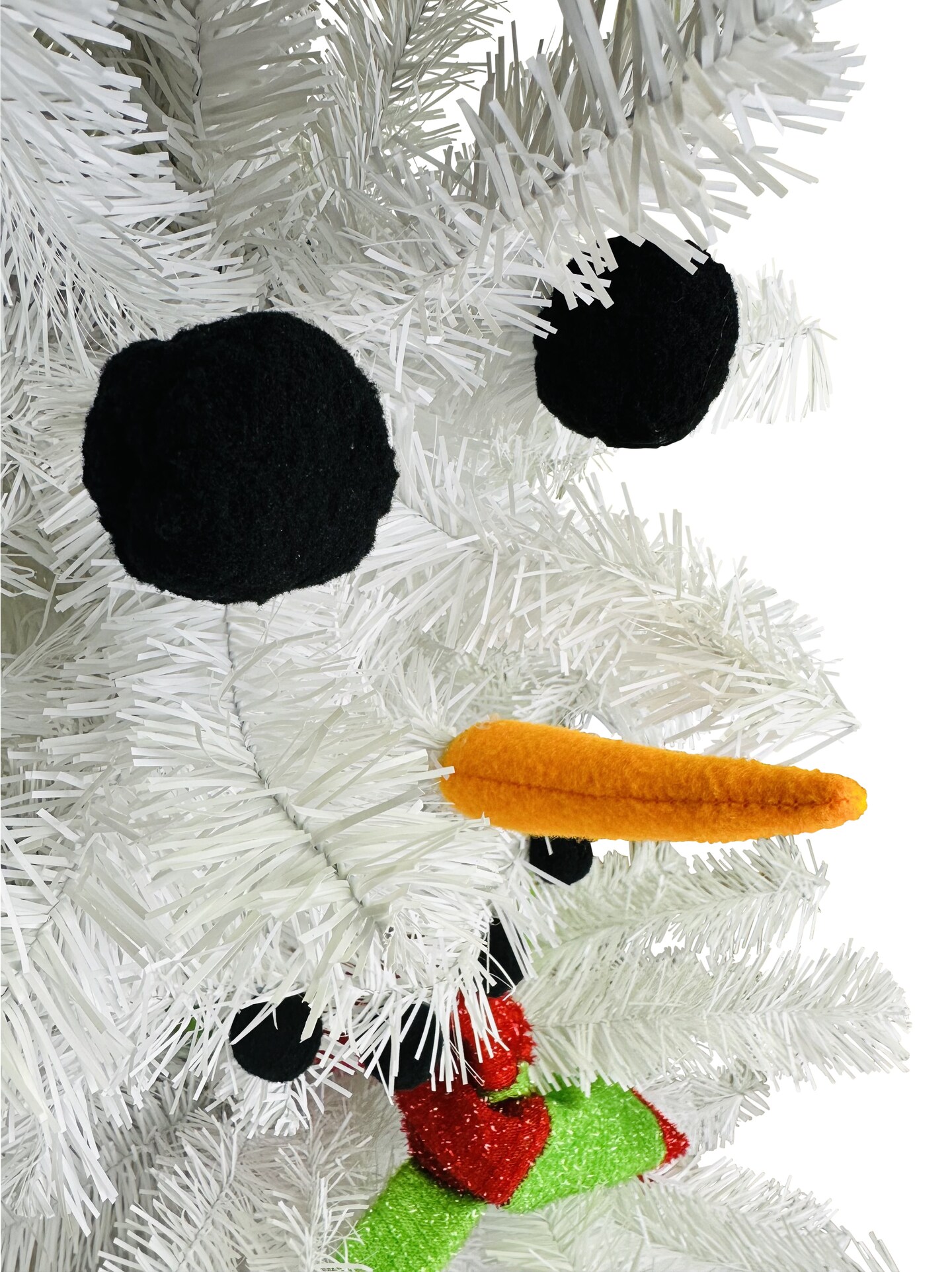 Tree Buddees Cute Snowman Christmas Tree - 5 Foot Tall - Accessories Included