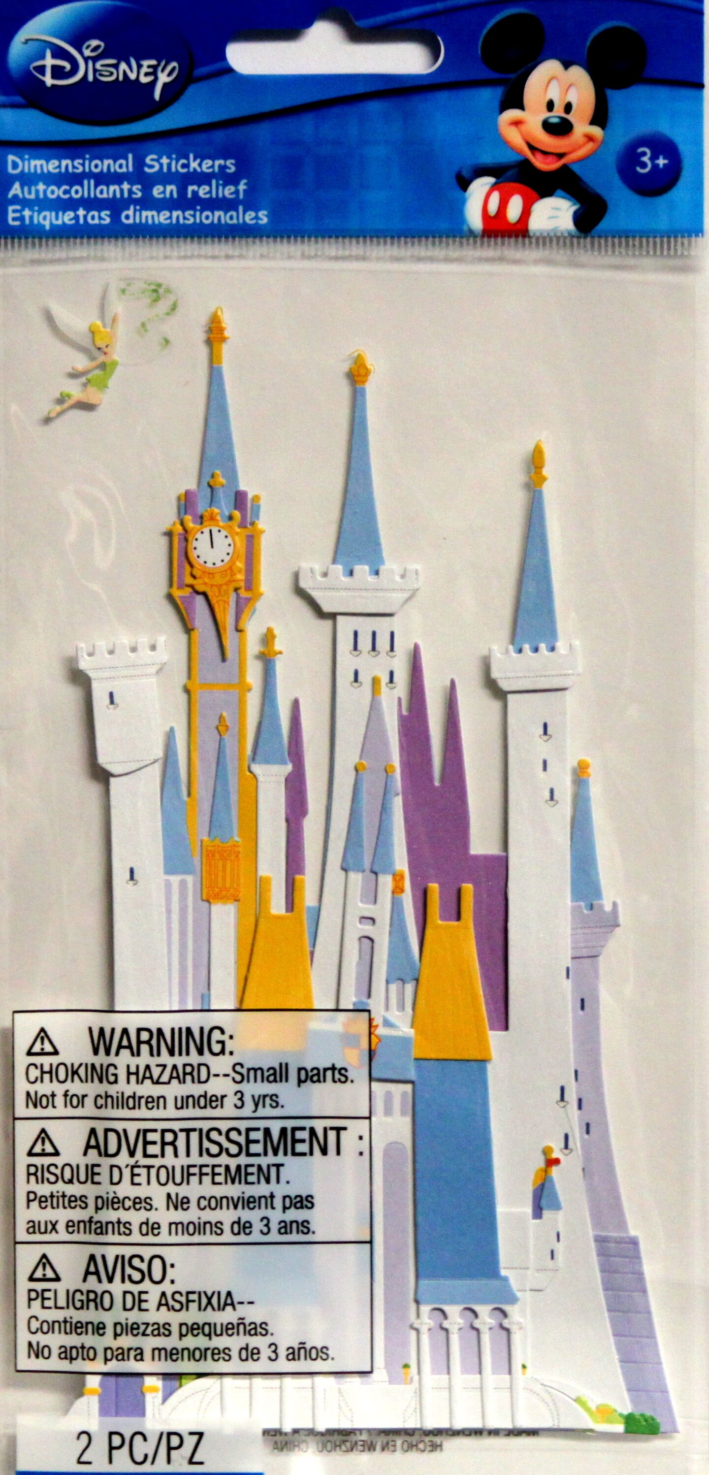 Disney Castle Dimensional Stickers