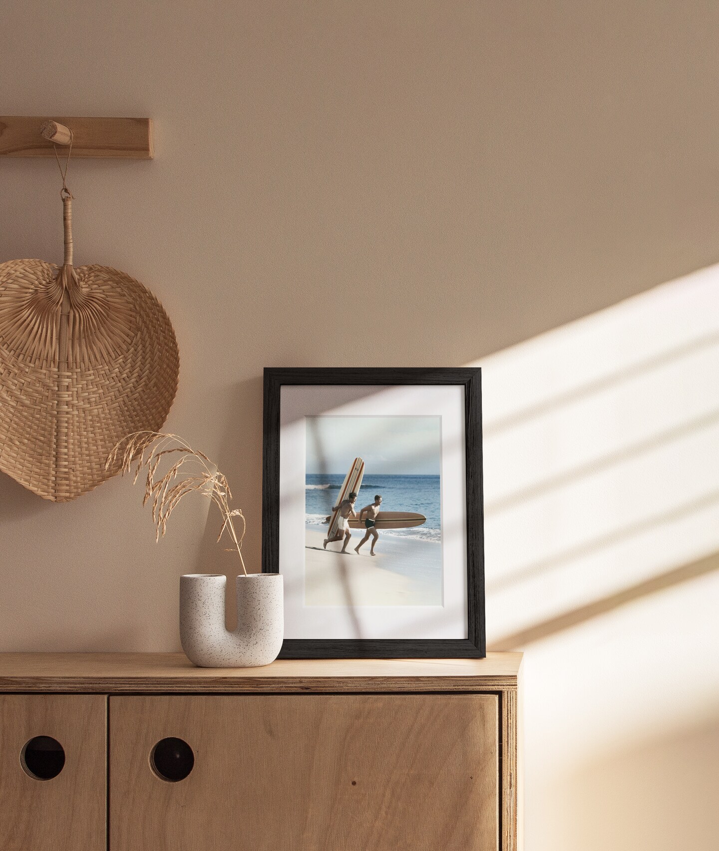 Haus and Hues Oak Wood Picture Frames Matted with Real Glass