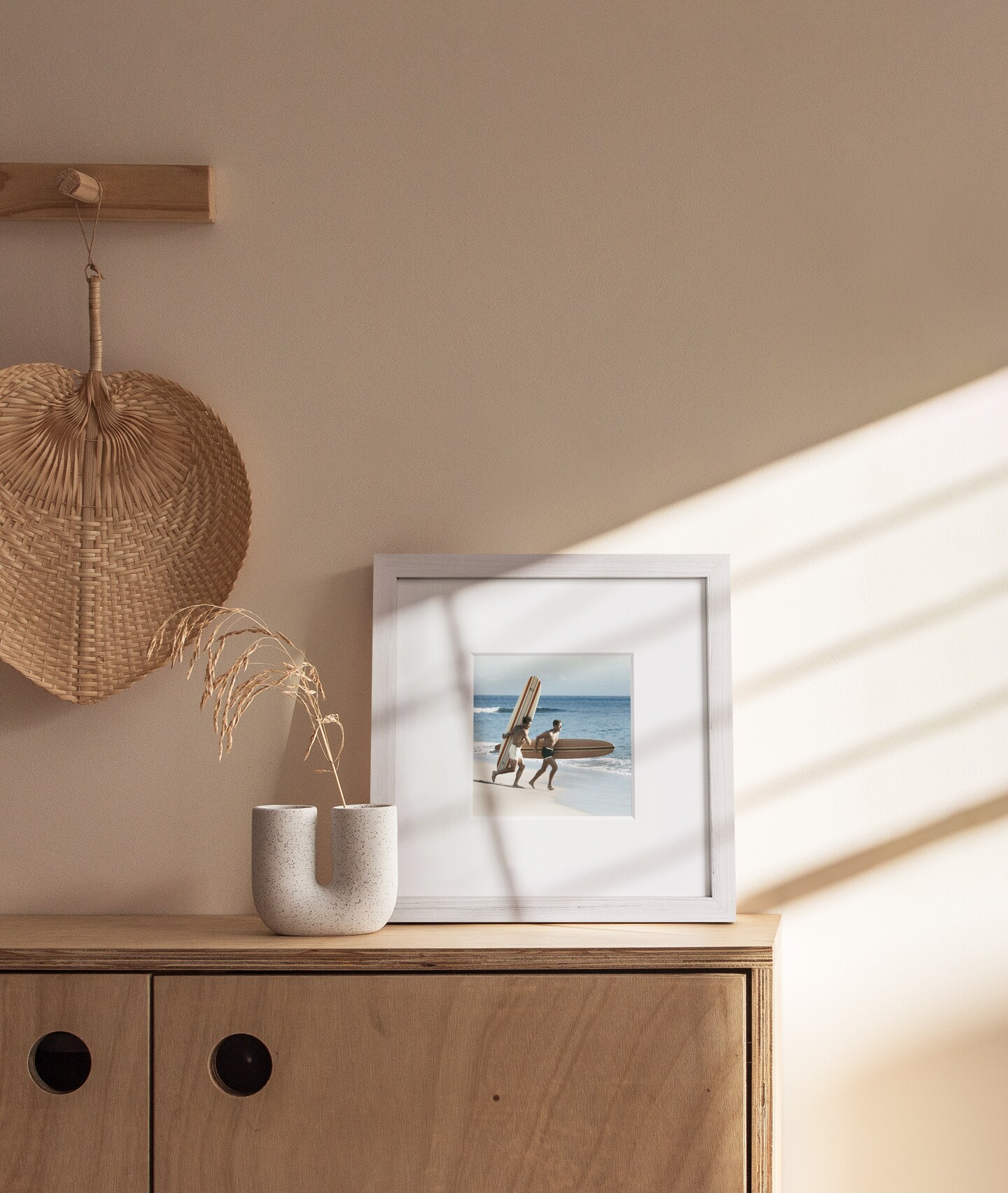 Haus and Hues Oak Wood Picture Frames Matted with Real Glass