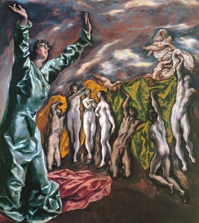 The Opening Of The Fifth Seal Poster Print by El Greco - Item # VARPDX372946