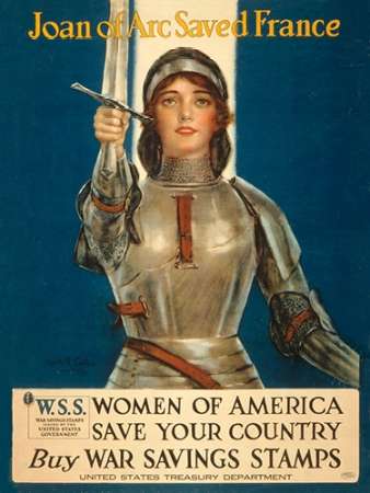 Joan of Arc Saved France--Women of America, Save Your Country, 1918 Poster Print by Haskell Coffin - Item # VARPDX467907