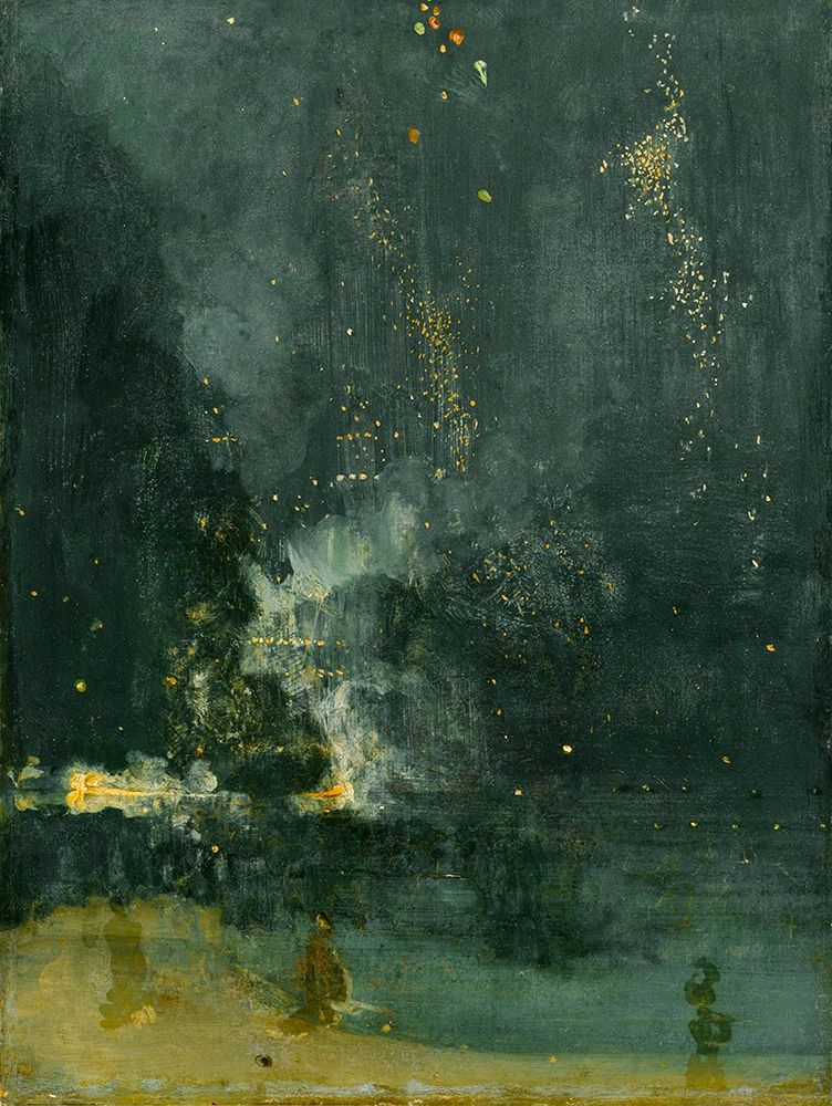 Nocturne in Black and Gold, The Falling Rocket&#xFFFD;_ Poster Print by James McNeill Whistler # 54671