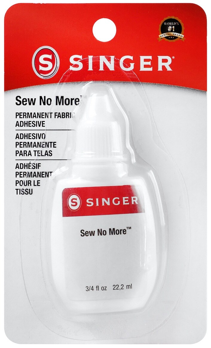 Singer Sew-No-More,Fabric Glue, .75 oz., For Stitchless Sewing