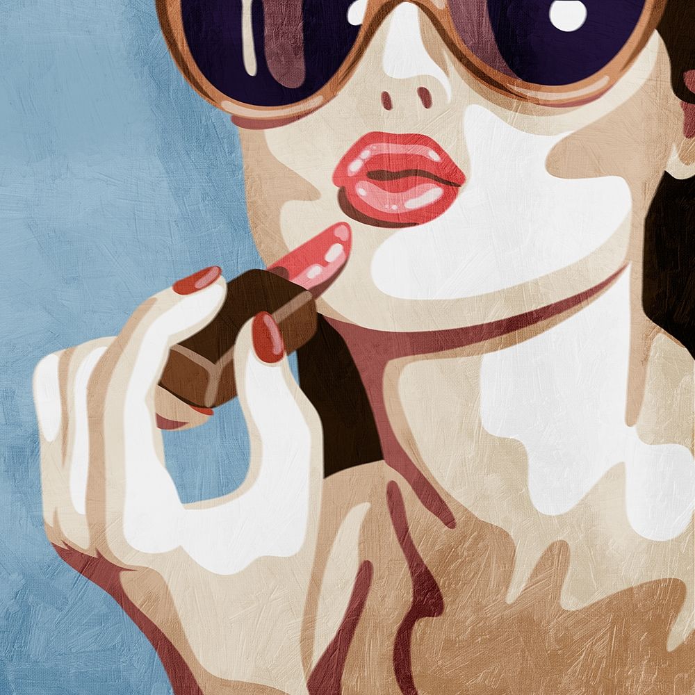 Fashionable Kiss Poster Print by Marcus Prime - Item # VARPDXMPSQ083A