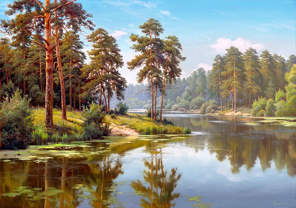 Pines by the water Poster Print by Igor Prishchepa - Item # VARPDXPI33