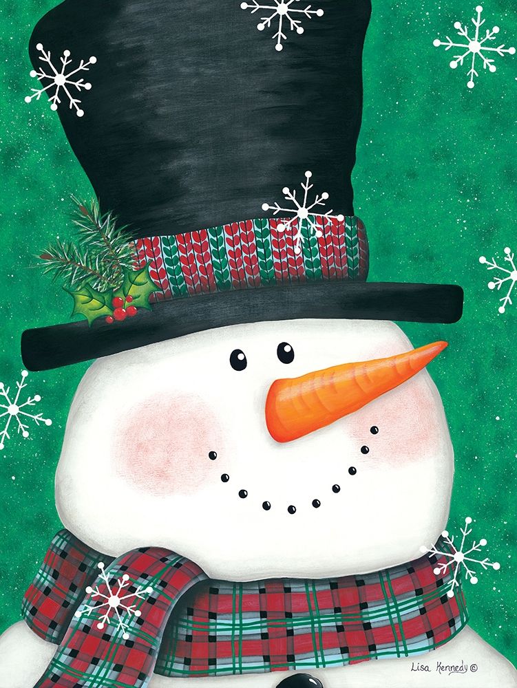 Portrait Snowman Poster Print by Lisa Kennedy - Item # VARPDXKEN1052