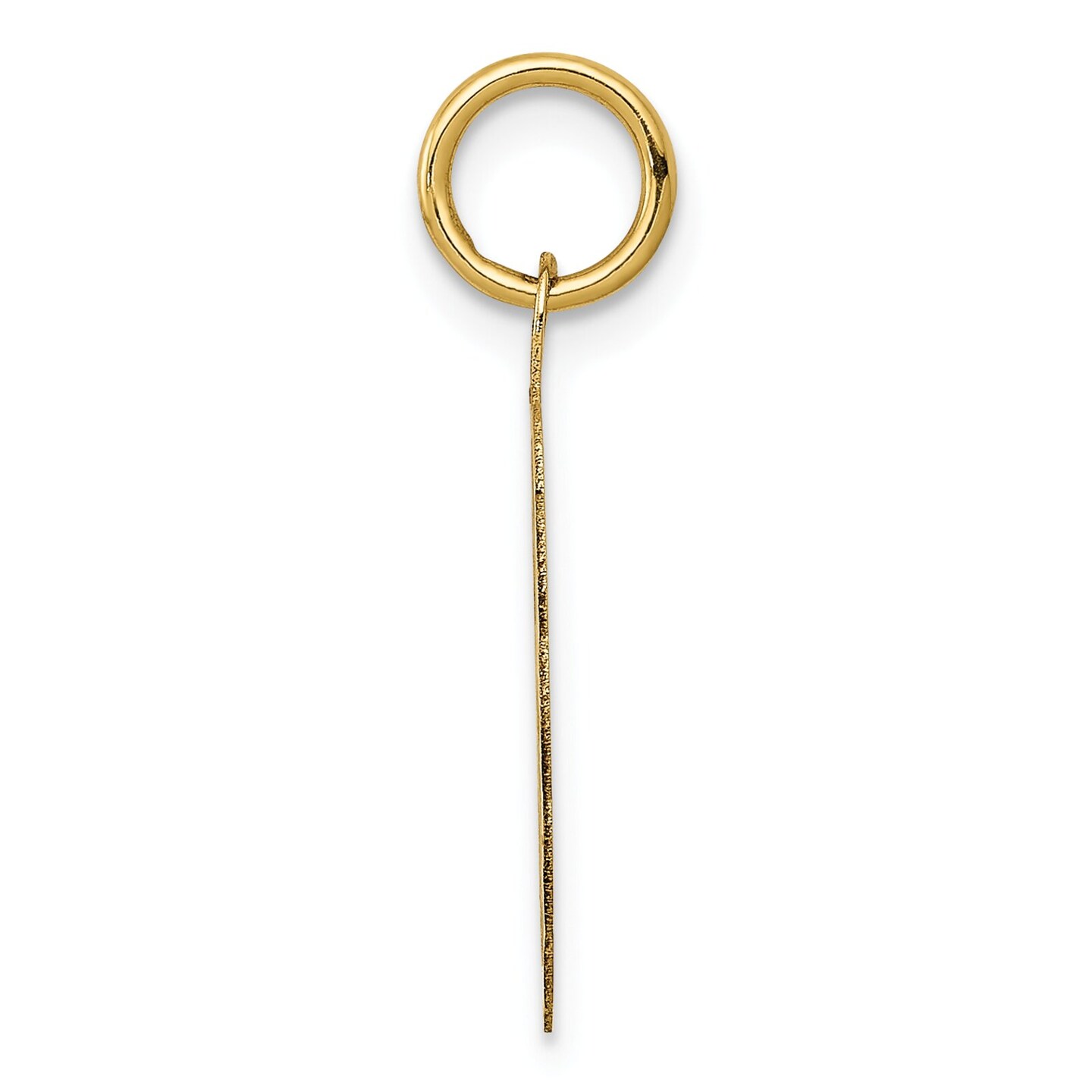 14K Yellow Gold #1 Godfather Charm Pendant Jewelry 19mm x 19mm