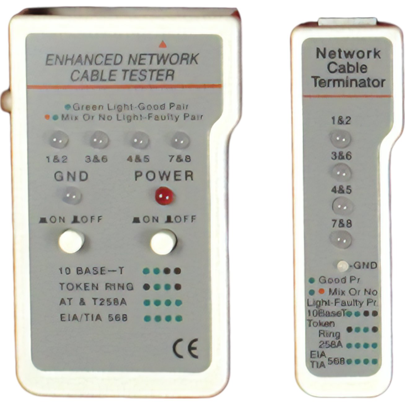 Ethernet Cable Tester Kit with RJ45 RJ11 RJ12 Crimper Tool CAT5e CAT6 Test