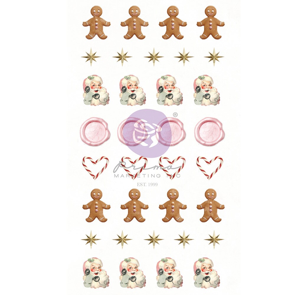 Christmas Market Collection Puffy Stickers - 34 pcs / stickers Scrapbook Supplies Material For Craft Notebooksdecoupage Album Journals Planners Art Journaling Bullet