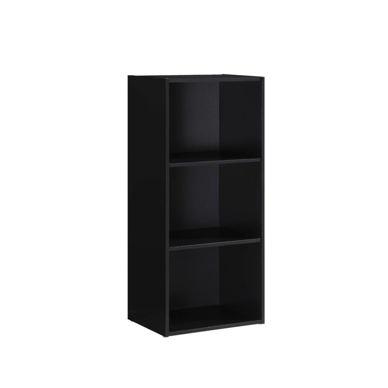 Hodedah Indoor Modern Home Decorative Furniture 3-Shelf Bookcase