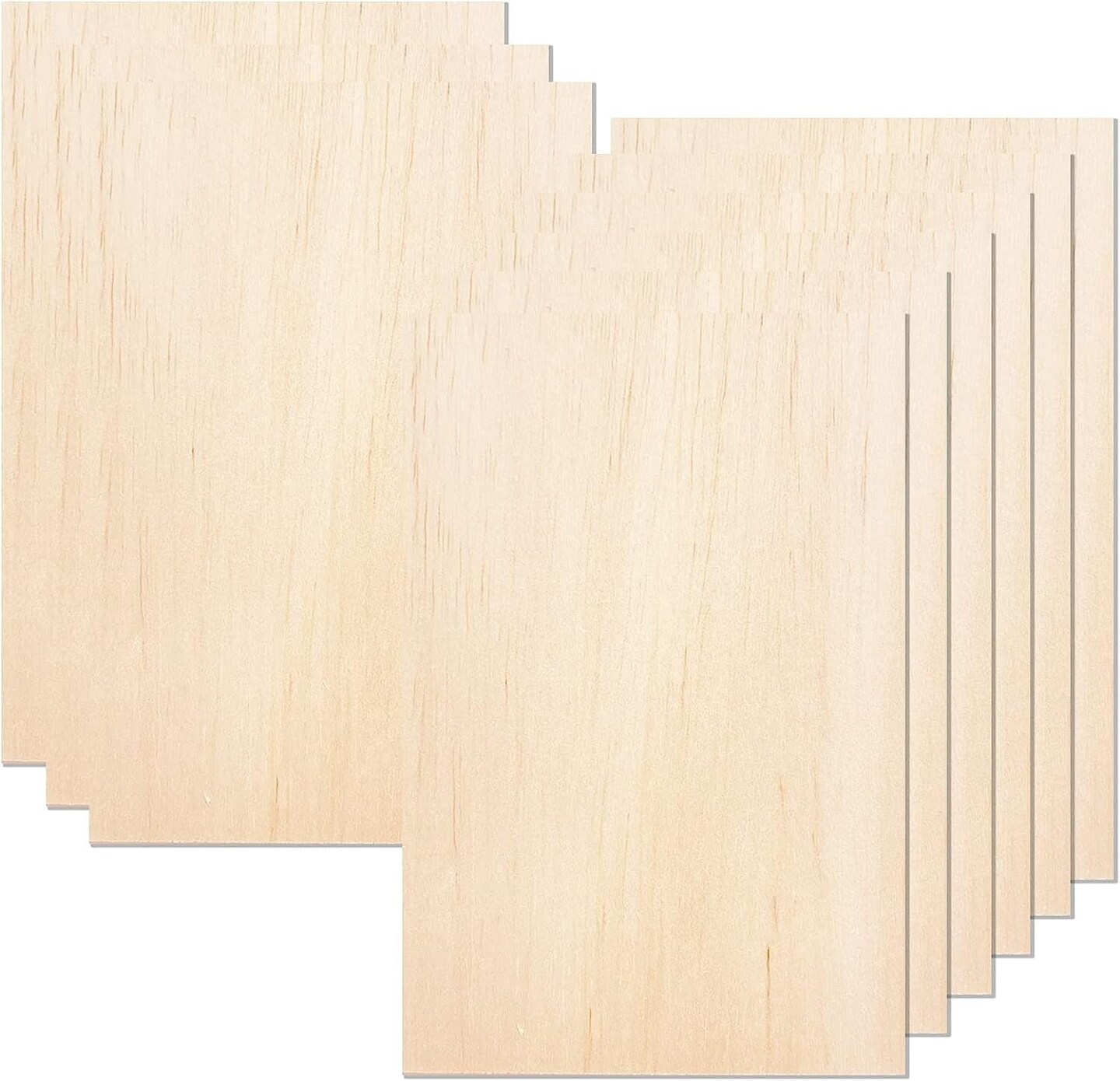 20 Pack Basswood Sheets, Thin Balsa Wood Sheets for Craft, Laser, Wood  Burning, Wooden DIY Ornaments, Unfinished Plywood Sheets Can Be Cut &  Painted