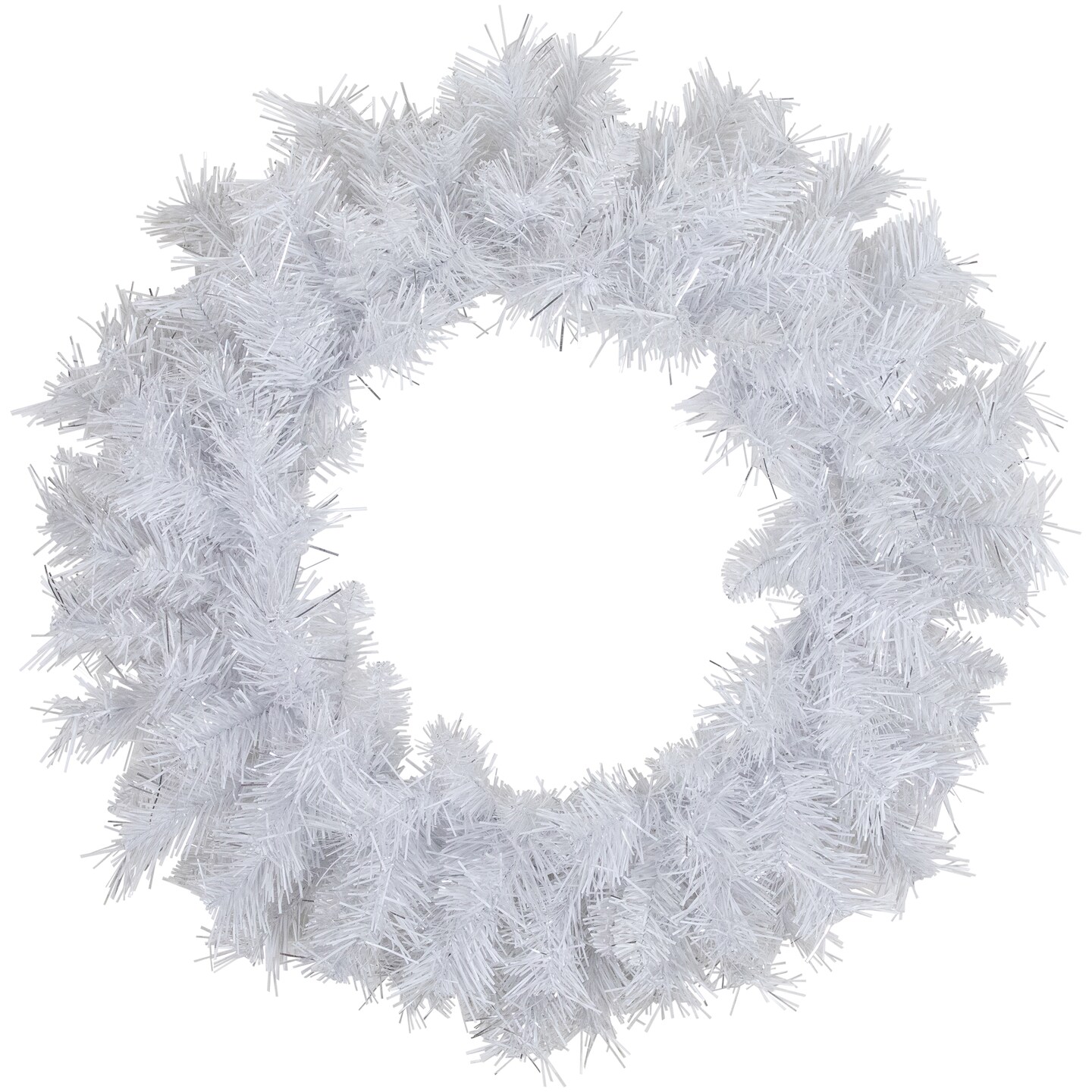 Northlight White Pine Artificial Christmas Wreath, 24Inch, Unlit