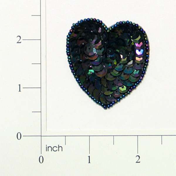 Heart Sequin Applique/Patch