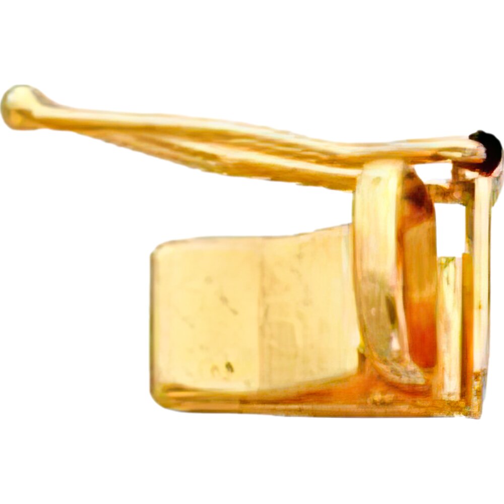 14K Gold Push Button Box Clasp Replacement Tongue 4mm