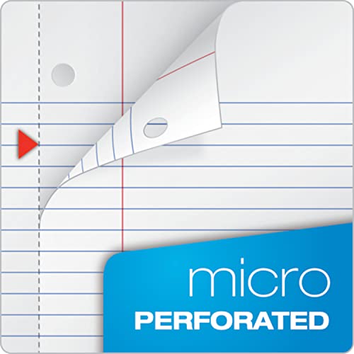 Spiral Notebook 6-Pack 1 Subject College Ruled Paper 8 x 10-1/2 Inch Color Assortment Design May Vary