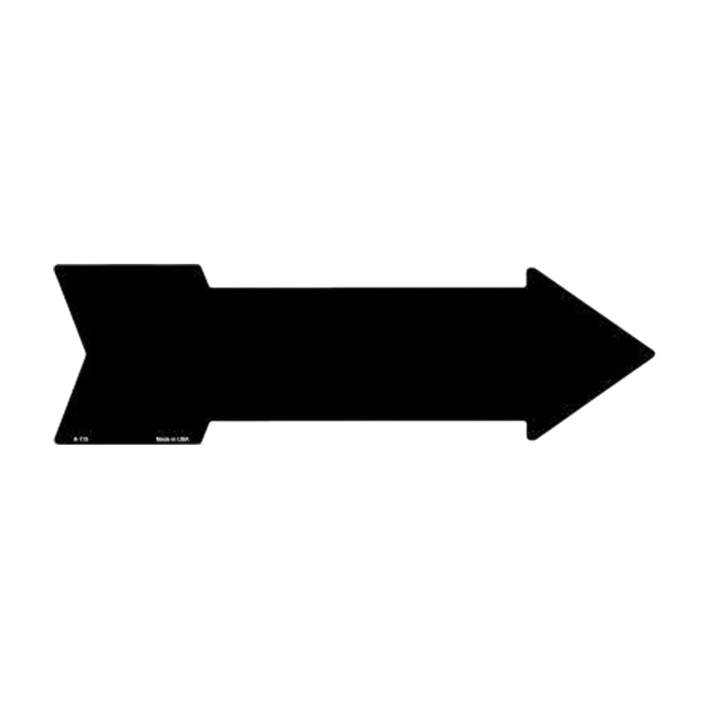 Smart Blonde Home Decorative Black Novelty Metal Arrow Sign A-115