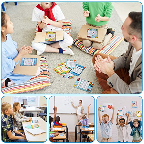 Sticker Chart Incentive Chart for Classroom Sticker Chart for Kids Behavior and 1760 Colorful Star Stickers for Classroom Teaching or Family Using (122 Pieces)