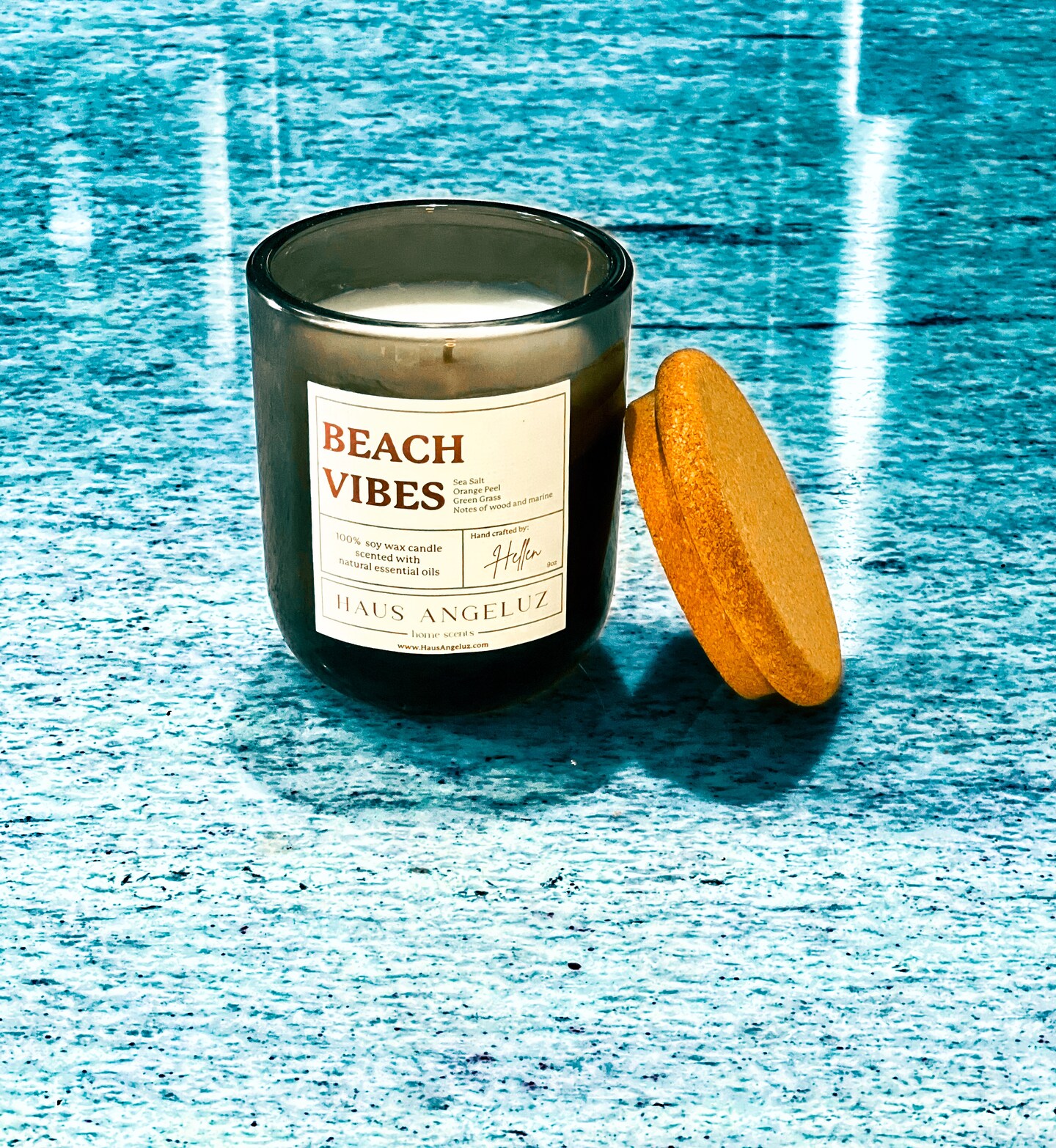 Orange Beach Soy Candle Tin