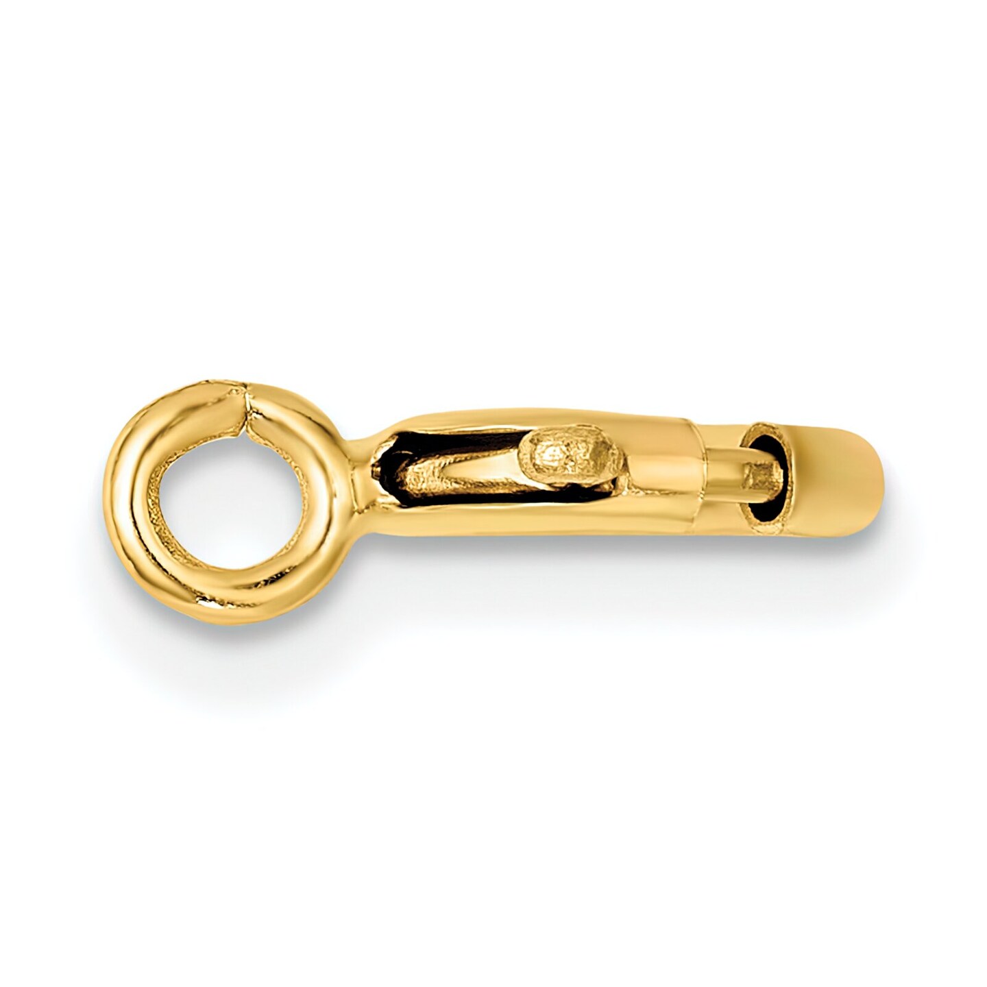 14K Gold Spring Ring Clasp