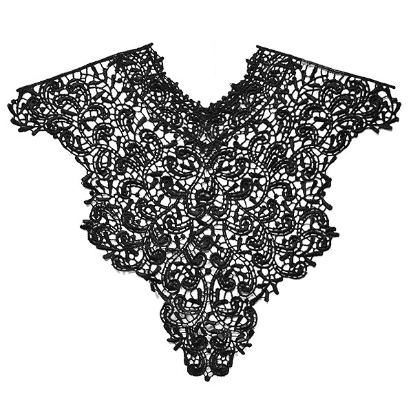 Patsy Lace Collar Applique/Patch 14&#x22; x 16 1/2&#x22;