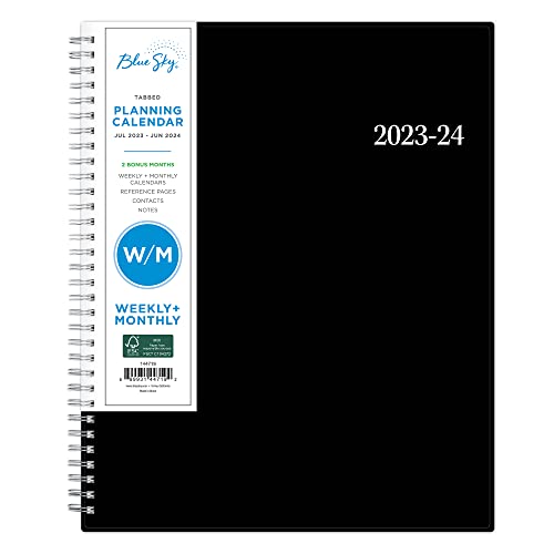 "Enterprise 2023-2024 Academic Planner: Flexible 8.5" x 11" Wirebound Weekly & Monthly Organizer