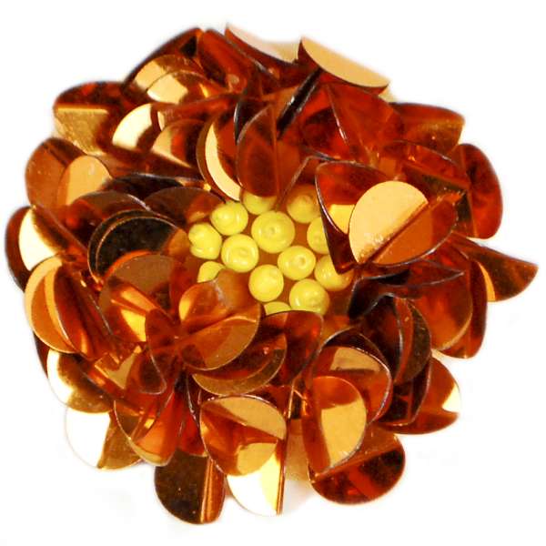 2&#x22; Twisted Sequin Flower Applique/Patch