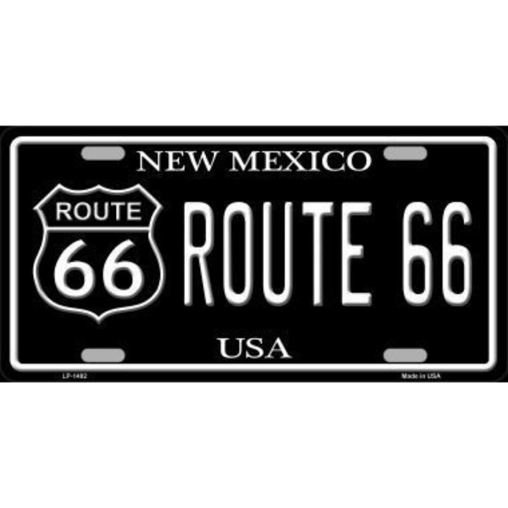 Smart Blonde Route 66 New Mexico Vanity Metal Novelty License Plate Tag Sign Lp-1482