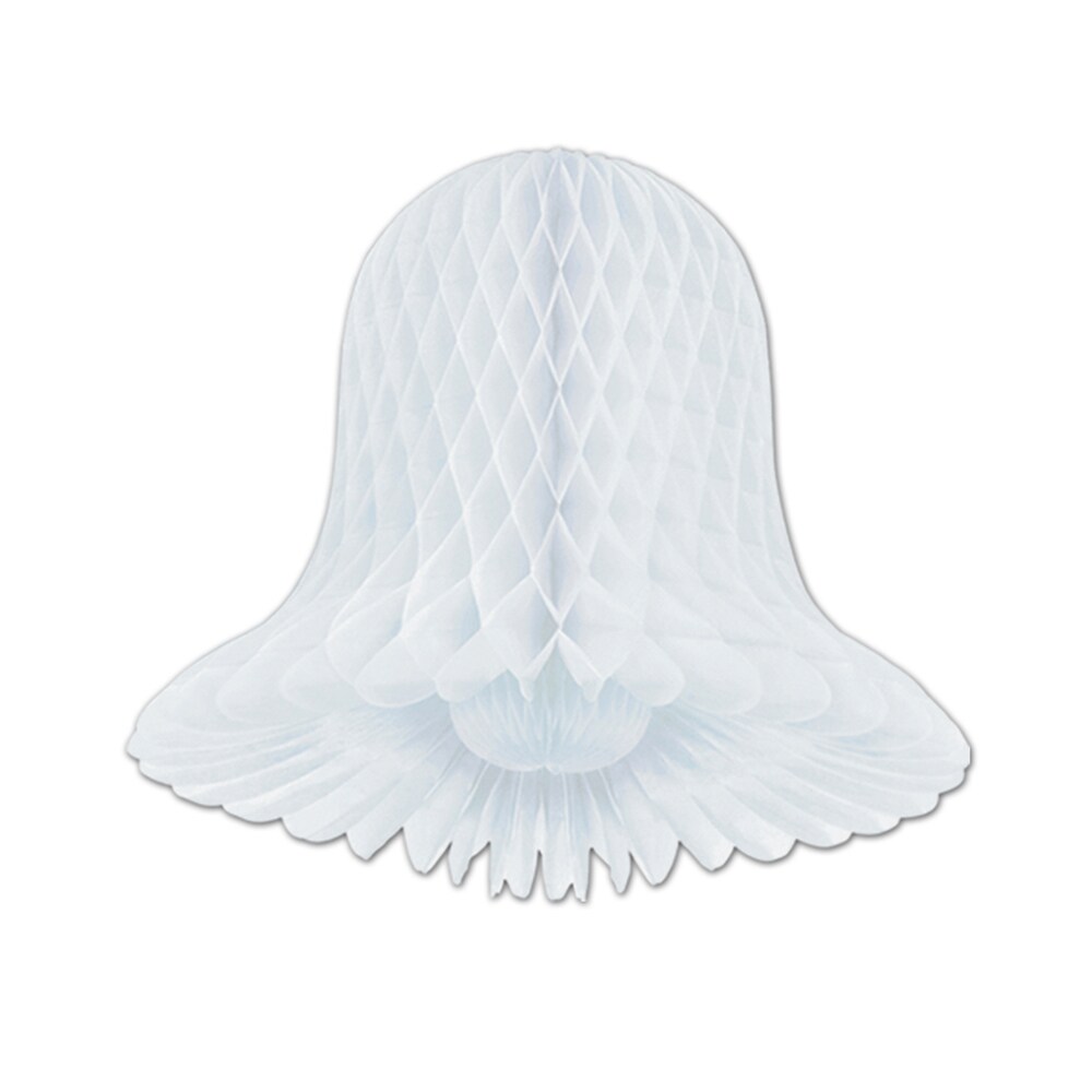 Beistle Packaged Westminster Bells 11&#x22; White - 12 Pack (2 Per Package)