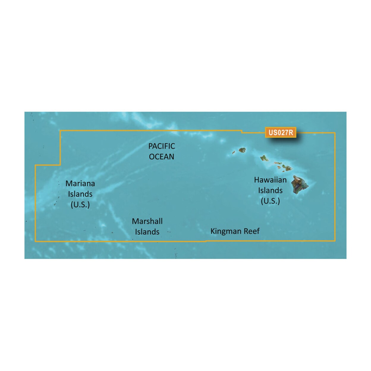 Garmin   Bluechart G2 HXUS027R - Hawaiian Islands - Mariana Islands - micro SD or SD
