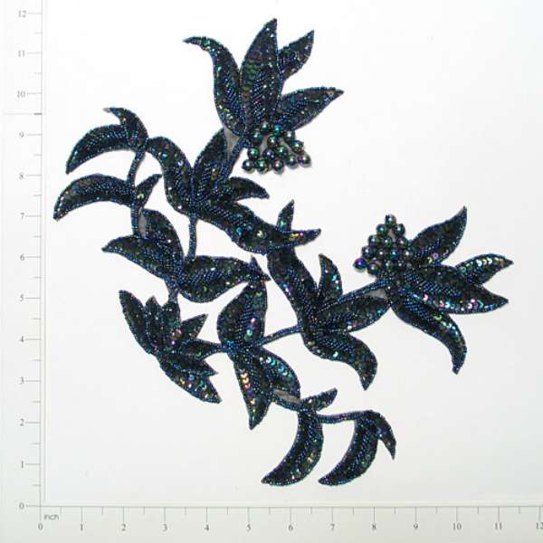 Bouquet Sequin Applique 10 1/2&#x22; x 8 1/2&#x22;