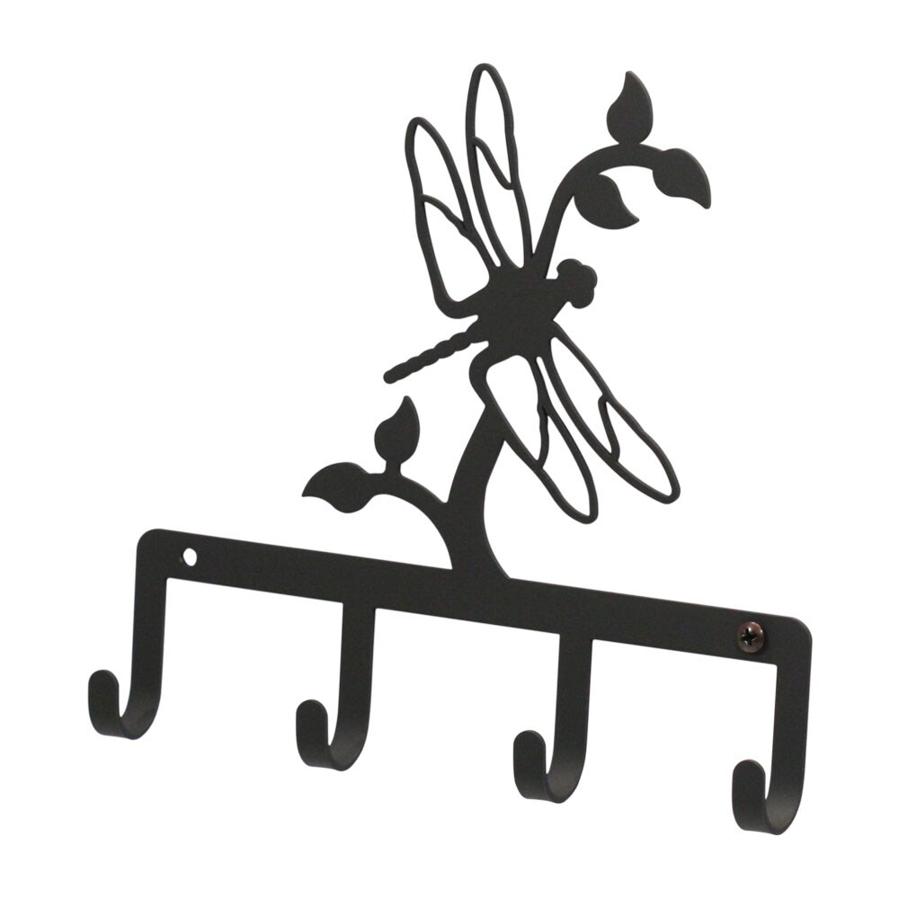 Village Wrought Iron   Dragon Fly Charming Home Decor - Key Holder