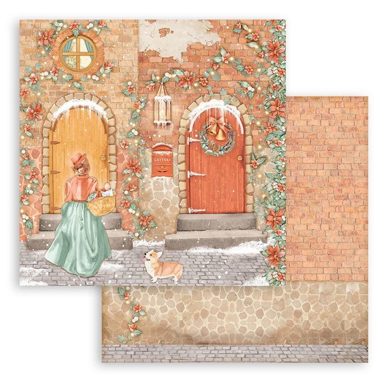 All Around Christmas 8x8 Paper Pad - Stamperia