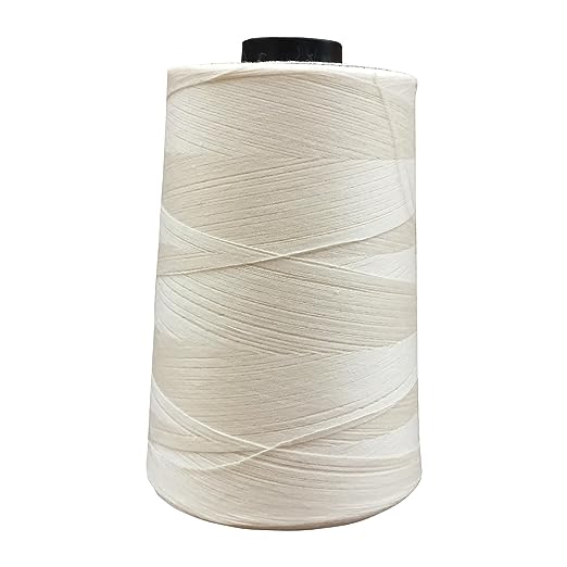 A&E Perma Core Poly-wrap Poly Sewing Thread Tex-40 6,000 Yds (Eggshell)