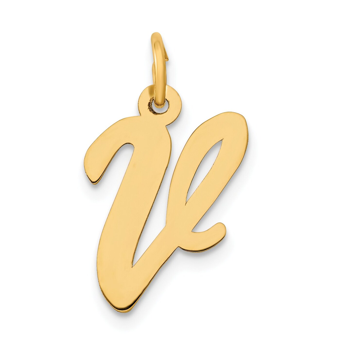 14K Yellow Gold Medium Monogram Necklace