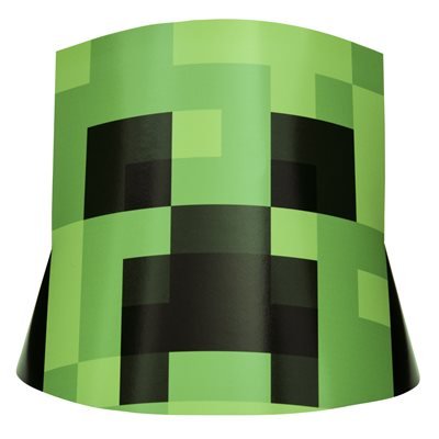 Minecraft Party Hats  - 8ct