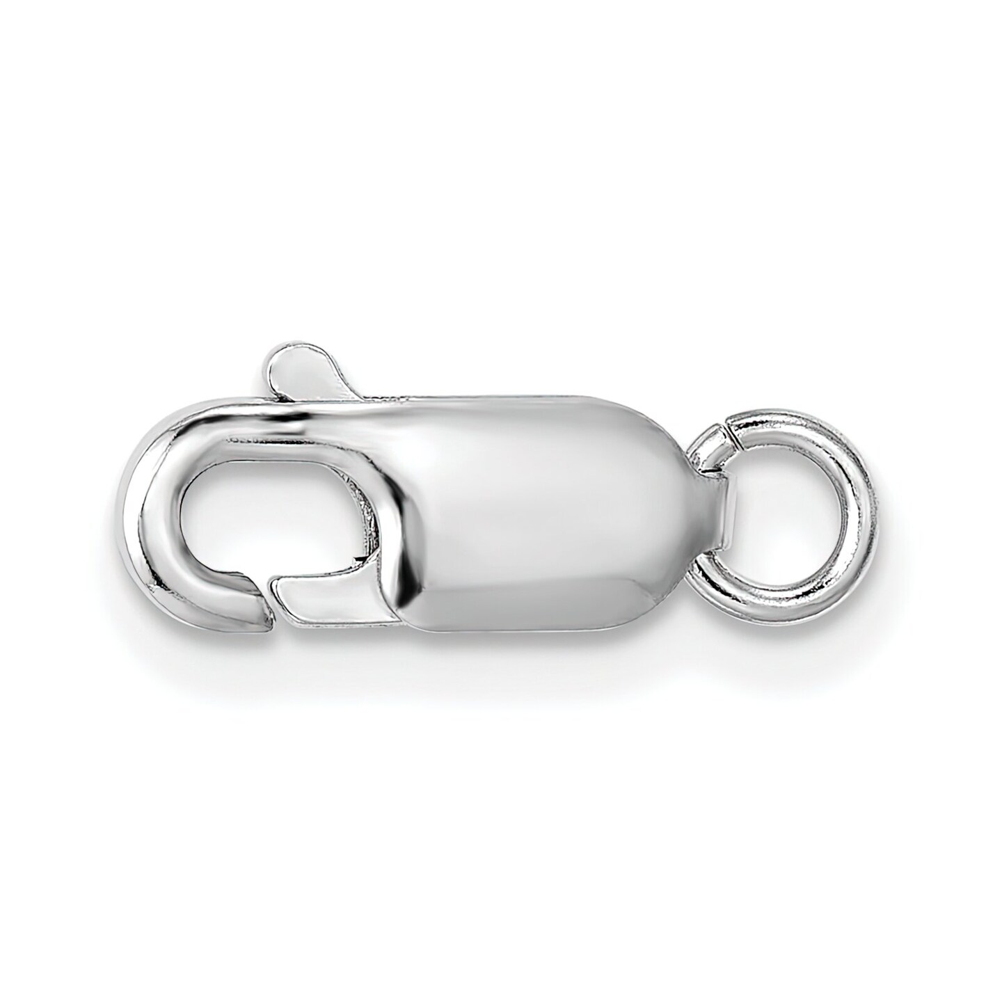 14K White Gold Lobster Clasp w/Jump Ring (11.70mm to 17.80mm)