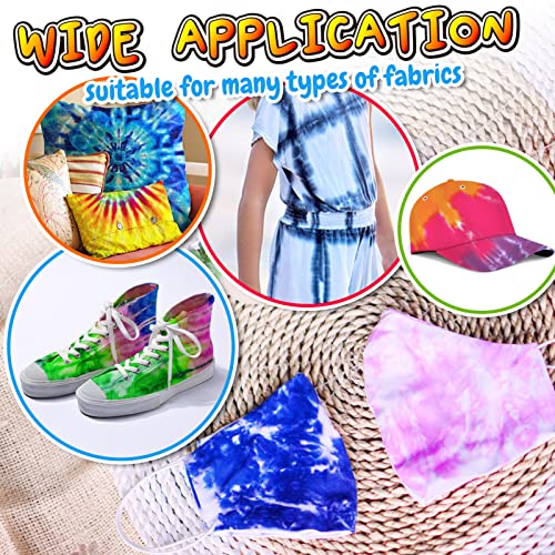 Tie Dye Kit, 35 Colors Fabric Tyedyedye Kit, Non-Toxic Tye Dye Kit for Kids, Adults, Large Groups, Handmade Party
