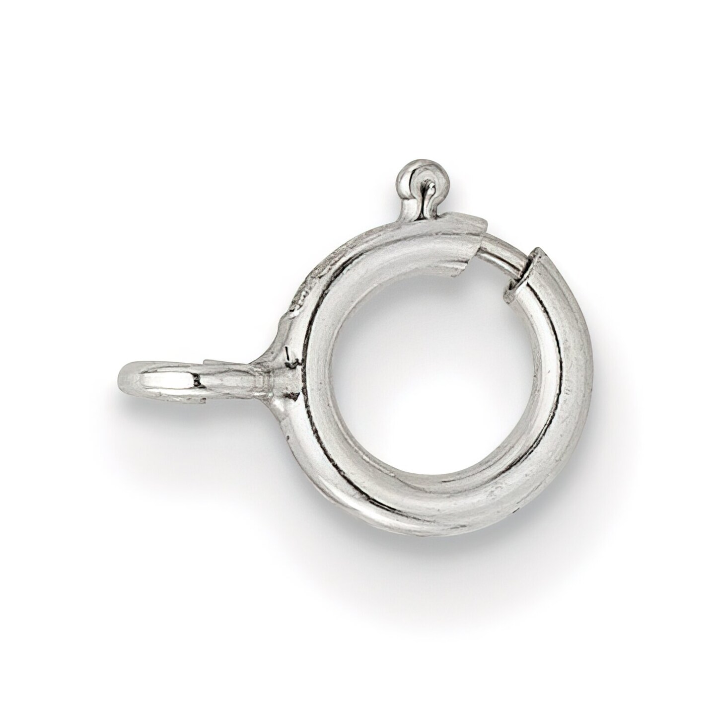 Sterling Silver Spring Ring Clasp - Pack of 12