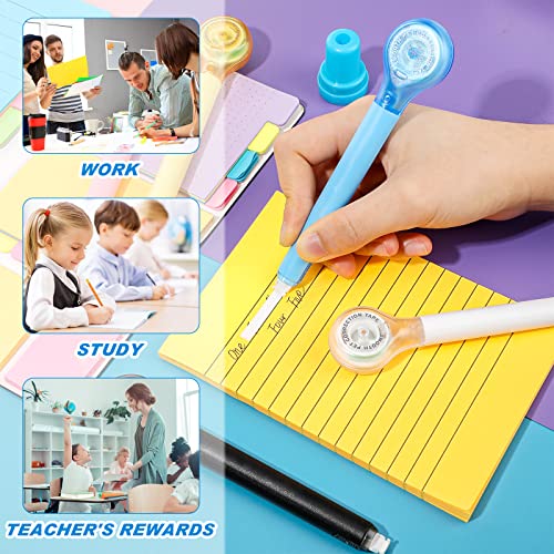 10-Pack Correction Tape Pens Ink Corrector Tape Erasers for School and Office Supplies 0.2 x 236 Inches