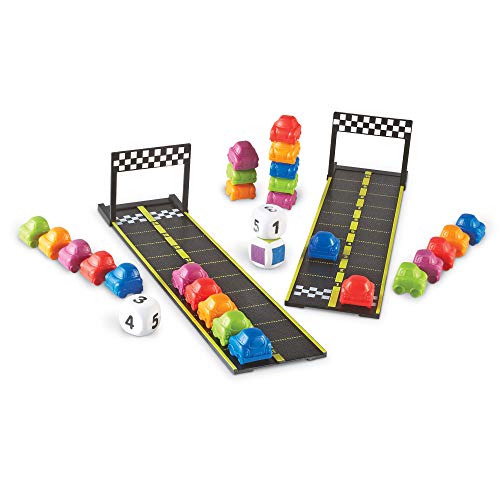 Mini Motor Math Activity Set, Homeschool, Includes Counting, Pattern, Addition and Subtraction Activities, 31 Pieces, Ages 4+