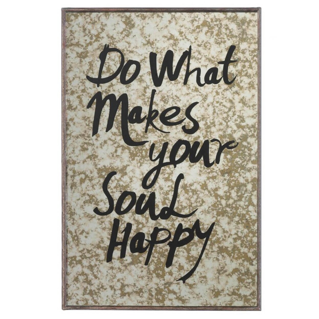 Nikki Chu Home Decorative Do What Makes Your Soul Happy Decorative Mirror