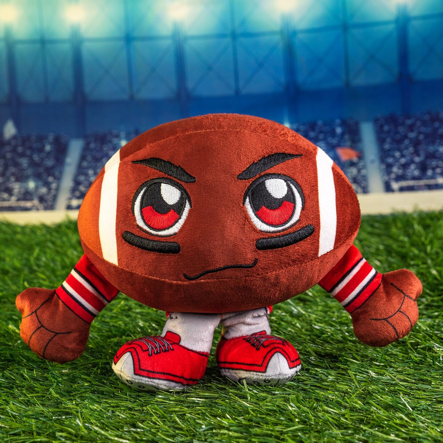 Bleacher Creatures Ohio State Buckeyes 8" Kuricha Football Sitting Plush