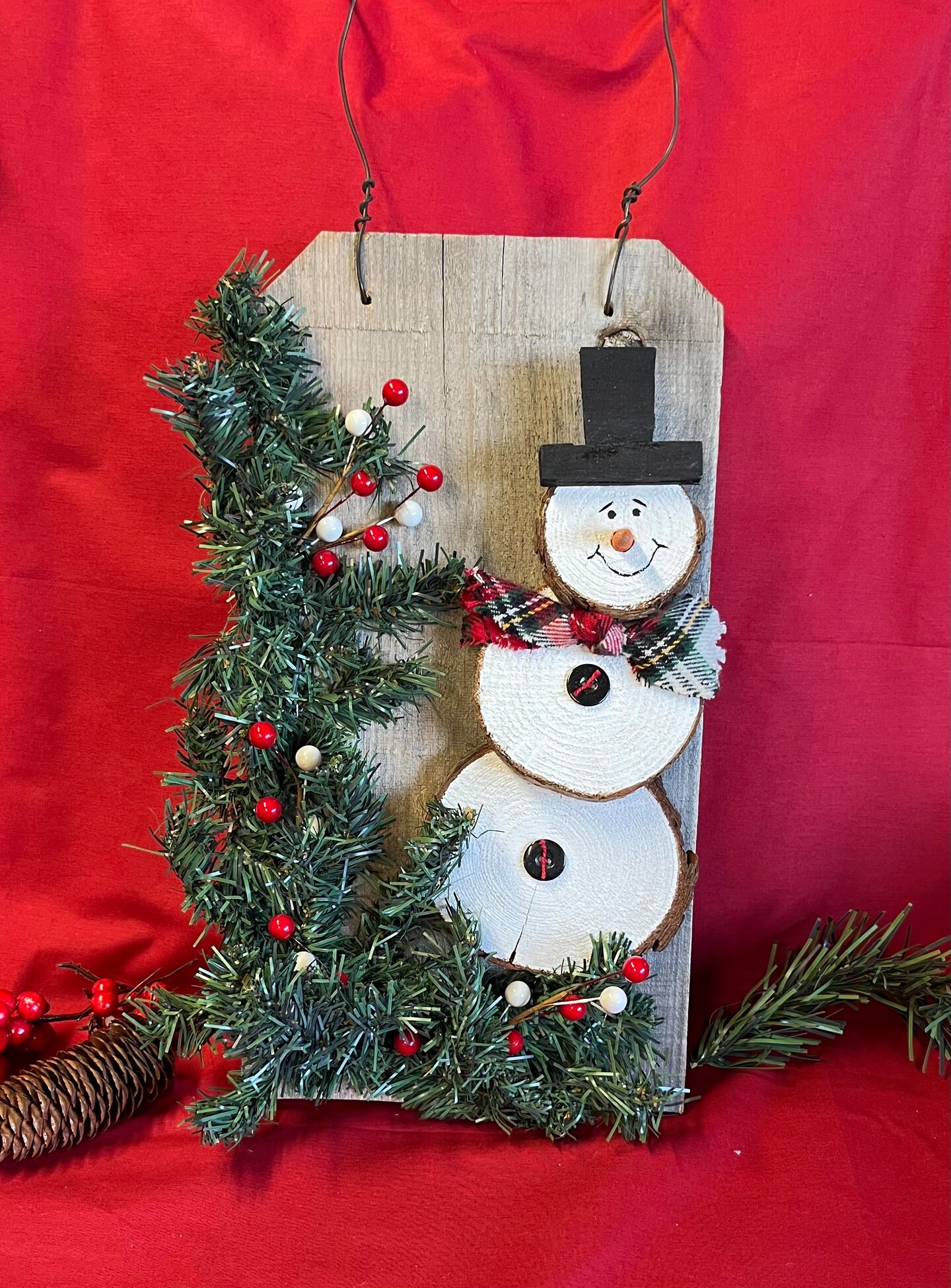 Snowman, wall hanging, rustic, door hanger, Snowmen, Christmas ...