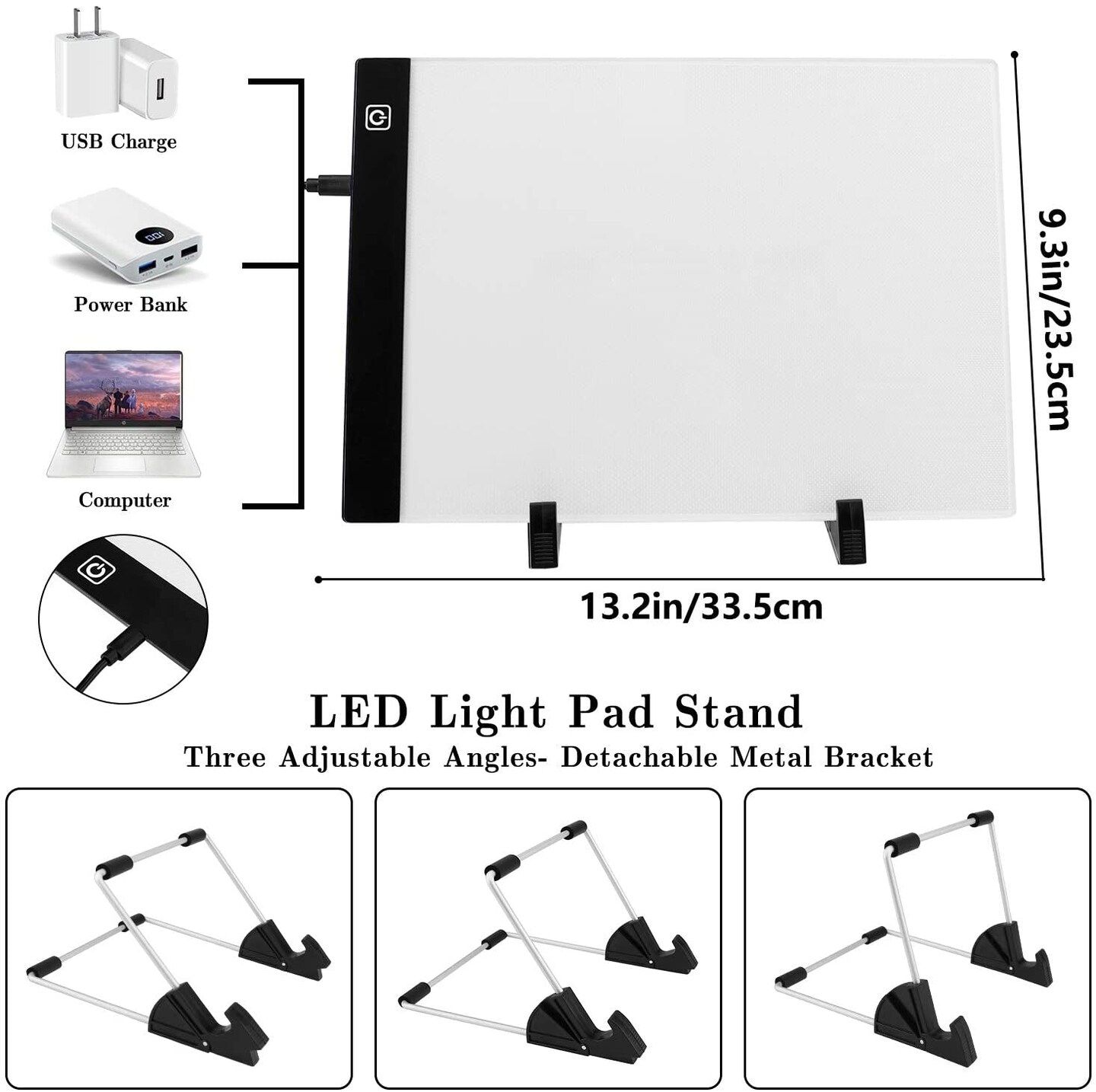 Picture/Perfect A3 LED Bright Light Pad for Diamond Painting - Profess