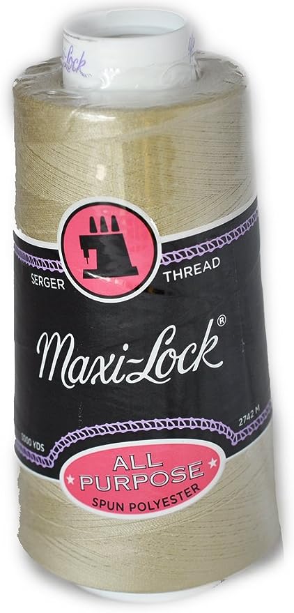 Maxi Lock All Purpose Thread Khaki 3000YD Cone MLT-028