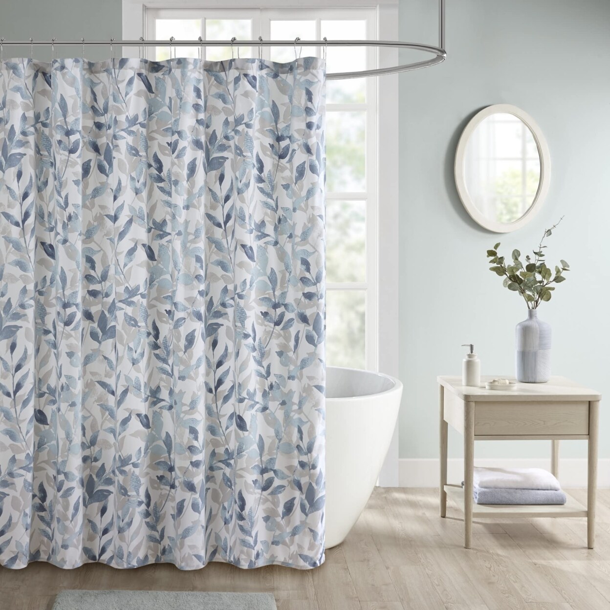 Madison Park   Essentials Polyester Shower Curtain MPE70-872