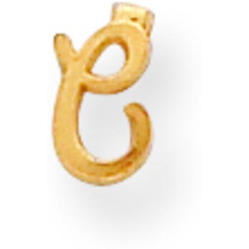 14K Gold Letter C