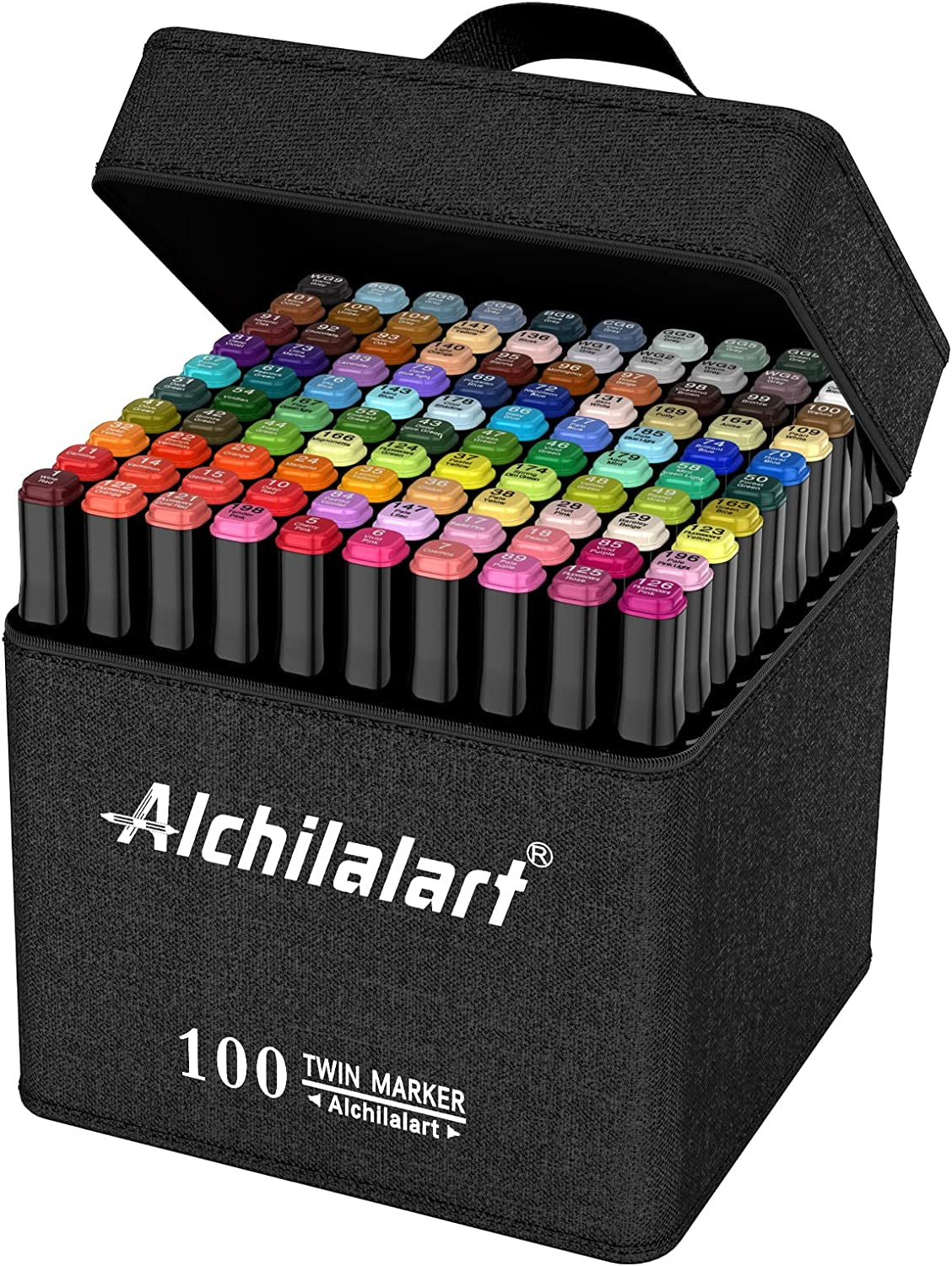 Alchilalart Alcohol Markers 80-Colors  Set