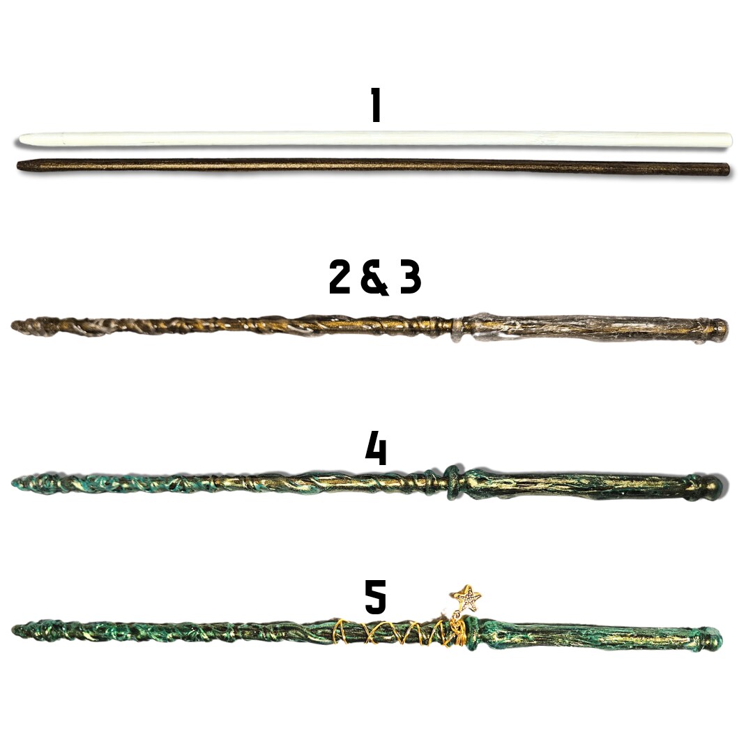 How to Make a Melted "Magic" Wand image 6